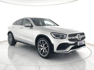 Mercedes-Benz GLC Glc coupe 300 d premium plus 4matic auto camera 360+tetto pano+c.20" Argento usata Ghedi