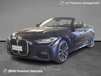 BMW Serie 4 420i i Cabrio Msport Aut. Blu/Azzurro usata Bussolengo