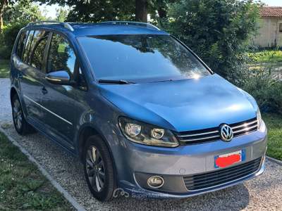 Volkswagen Touran Bassi consumi (20 km x kg./m.) Gancio traino Blu/Azzurro usata Noventa Vicentina
