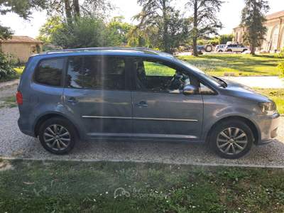 Volkswagen Touran Bassi consumi (20 km x kg./m.) Gancio traino Blu/Azzurro usata Noventa Vicentina