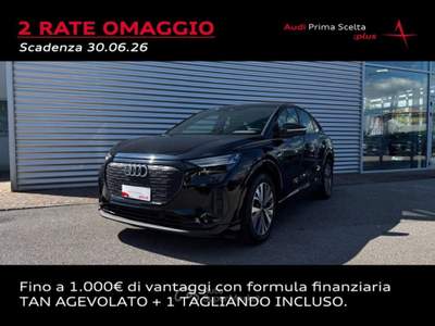 Audi e-tron Q4 SPORTBACK  40 BUSINESS Nero usata San Fior