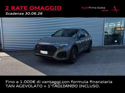 Audi Q5 SPORTBACK 50 TFSIe S-TRONIC  IDENTITY BLACK Grigio usata San Fior