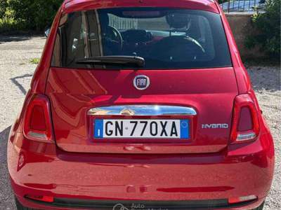 Fiat 500 1.0 Hybrid Rosso usata Monterotondo