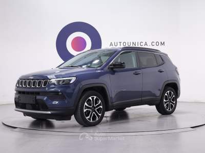 Jeep Compass 1.5 TURBO T4 130 CV MHEV 2WD LIMITED FARI LED Blu/Azzurro usata Brescia