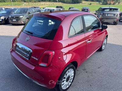 Fiat 500 1.0 Hybrid Lounge OK Neopatentati legge 104 Rosso usata Sant'Angelo in vado
