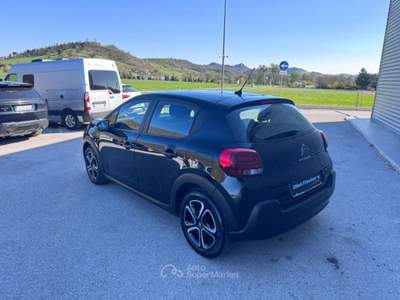 Citroen C3 1.2 pack PLUS 83cv IVA ESPOSTA LEGGE 104 OK NEOPAT Nero usata Sant'Angelo in vado
