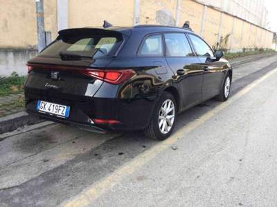 Seat Leon sw SPORTSTOUR 2.0 tdi Busin 150cv dsg tg : GK419FZ Nero usata Basiliano