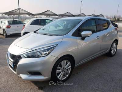 Nissan Micra Micra V 2017 1.0 Acenta 100cv Argento usata Ponte di Piave