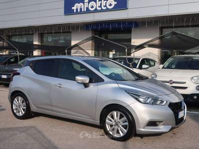 Nissan Micra Micra V 2017 1.0 Acenta 100cv Argento usata Ponte di Piave
