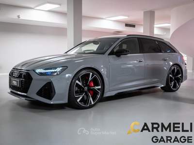 Audi RS 6 Avant 4.0 TFSI V8 quattro -FRENI CARBO-IVA ESPOSTA Grigio usata Coccaglio