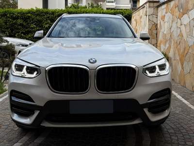 BMW X3 BMW X3 xDrive20d Auto LED NaviPro Pelle Bianco usata NOLA