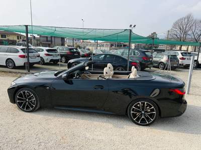 BMW Serie 4 430d 430 Bmw 430d Mhev 48V Cabrio Msport Full TOP di GAMMA Nero usata Rezzato