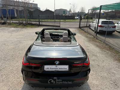 BMW Serie 4 430d 430 Bmw 430d Mhev 48V Cabrio Msport Full TOP di GAMMA Nero usata Rezzato