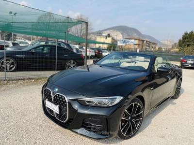 BMW Serie 4 430d 430 Bmw 430d Mhev 48V Cabrio Msport Full TOP di GAMMA Nero usata Rezzato