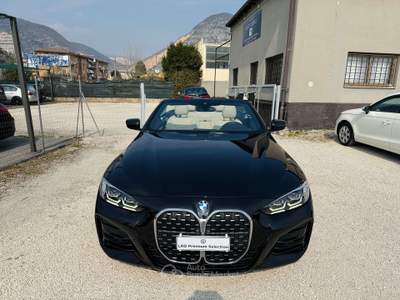 BMW Serie 4 430d 430 Bmw 430d Mhev 48V Cabrio Msport Full TOP di GAMMA Nero usata Rezzato