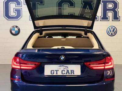 BMW Serie 5 520d 520 d aut. Touring luxury *TUTTA TAGLIANDATA BMW * Blu/Azzurro usata Inzago