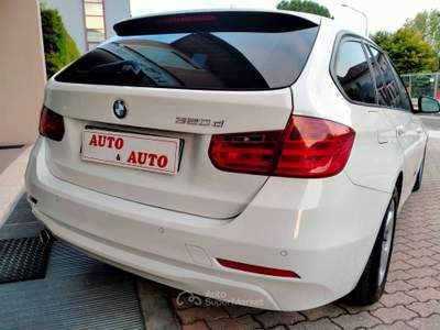 BMW Serie 3 320 320 TOURING F31 EFF.DYNAMIC 163CV / PELLE TOTALE / VETRI PRIVACY Bianco usata Rubano