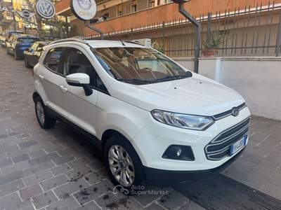 Ford EcoSport EcoBoost 125CV Titanium Bianco usata Roma