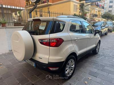 Ford EcoSport EcoBoost 125CV Titanium Bianco usata Roma