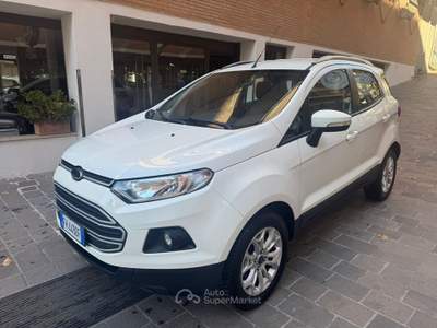 Ford EcoSport EcoBoost 125CV Titanium Bianco usata Roma