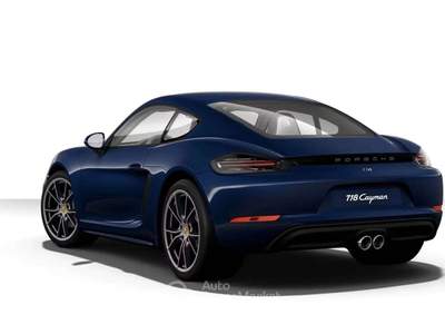 Porsche Cayman 718 2.0 300cv pdk_Unico proprietario_Navigatore_Disponibile Blu/Azzurro usata Grandate