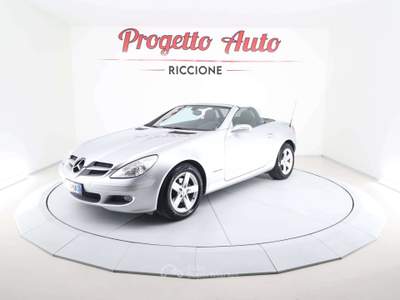 Mercedes-Benz SLK SLK Roadster R171 kompressor PELLE CRUISE TAGLIANDI Argento usata Riccione