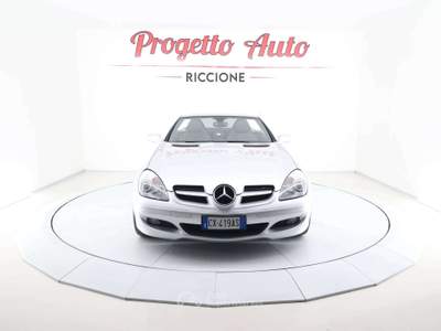 Mercedes-Benz SLK SLK Roadster R171 kompressor PELLE CRUISE TAGLIANDI Argento usata Riccione