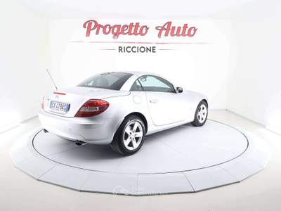 Mercedes-Benz SLK SLK Roadster R171 kompressor PELLE CRUISE TAGLIANDI Argento usata Riccione