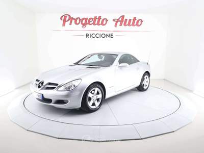 Mercedes-Benz SLK SLK Roadster R171 kompressor PELLE CRUISE TAGLIANDI Argento usata Riccione