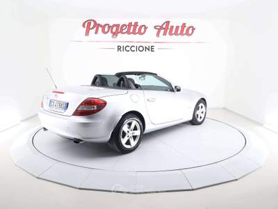 Mercedes-Benz SLK SLK Roadster R171 kompressor PELLE CRUISE TAGLIANDI Argento usata Riccione