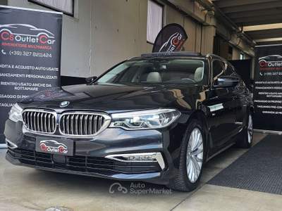BMW Serie 5 520d 520 Serie 5 G31 Touring 520d Luxury Autom. Nero usata Cogollo del Cengio