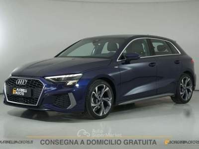 Audi A3 SPB 30 TDI 115CV STRONIC SLINE EDITION Blu/Azzurro usata Lendinara