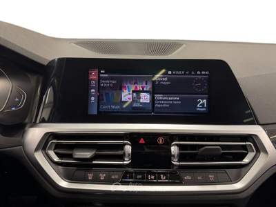 BMW Serie 3 320d 320d 48V Sport Touring auto Nero usata Pistoia