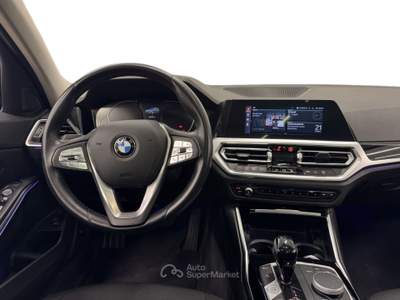 BMW Serie 3 320d 320d 48V Sport Touring auto Nero usata Pistoia