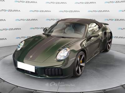 Porsche 911 911 Cabrio Turbo S | 20/21", ACC, FRONT LIFT, 360° Verde usata Suzzara