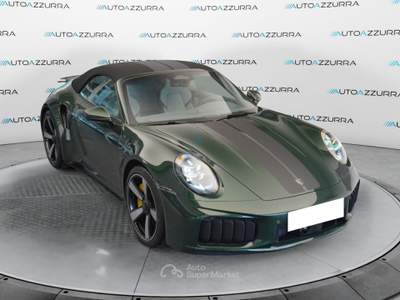 Porsche 911 911 Cabrio Turbo S | 20/21", ACC, FRONT LIFT, 360° Verde usata Suzzara
