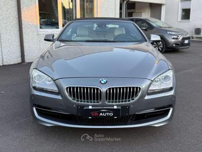 BMW Serie 6 650i 650i Cabrio Futura autom. PERFETTA! Grigio usata Verona