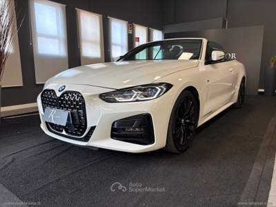 BMW Serie 4 420d 420d 48V Cabrio Msport Bianco usata Villorba