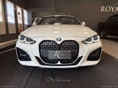 BMW Serie 4 420d 420d 48V Cabrio Msport Bianco usata Villorba