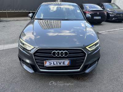 Audi A3 1.4 tfsi Sport 150cv s-tronic S-TLine Nero usata ROMA