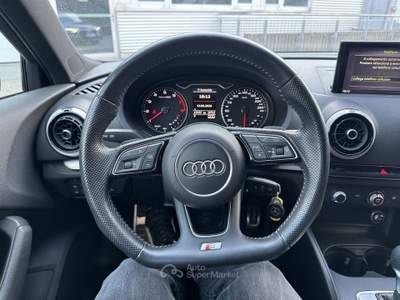 Audi A3 1.4 tfsi Sport 150cv s-tronic S-TLine Nero usata ROMA
