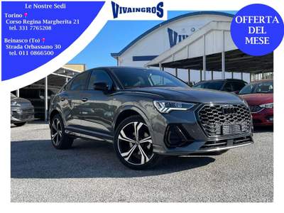 Audi Q3 SPB 35 2.0 TDI 150CV Identity Black S-tronic S-Line Grigio usata TORINO
