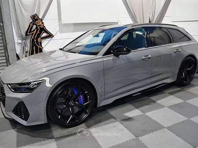 Audi RS 6 RS6 Avant 4.0 mhev performance quattro tiptronic Grigio usata Lanuvio