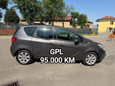Opel Meriva 1.4 GPL 95.000 km Grigio usata TORINO