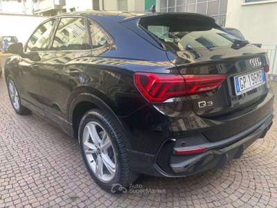 Audi Q3 Q3 Sportback 40 S-line edition 2.0 tfsi 4 S-tronic Nero usata Torino