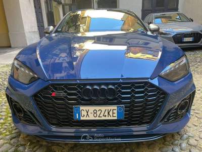 Audi RS 5 A5 II 2020 Sportback Sportback 2.9 tfsi competition plus quattro 450cv tiptronic Blu/Azzurro usata Torino