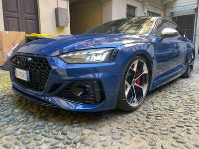 Audi RS 5 A5 II 2020 Sportback Sportback 2.9 tfsi competition plus quattro 450cv tiptronic Blu/Azzurro usata Torino
