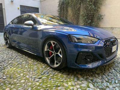 Audi RS 5 A5 II 2020 Sportback Sportback 2.9 tfsi competition plus quattro 450cv tiptronic Blu/Azzurro usata Torino
