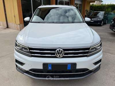 Volkswagen Tiguan Allspace 2.0 tdi Advanced 4motion 150cv dsg Bianco usata Trevenzuolo