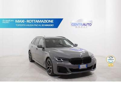 BMW Serie 5 518d Touring mhev 48V Msport auto Grigio usata Galatina